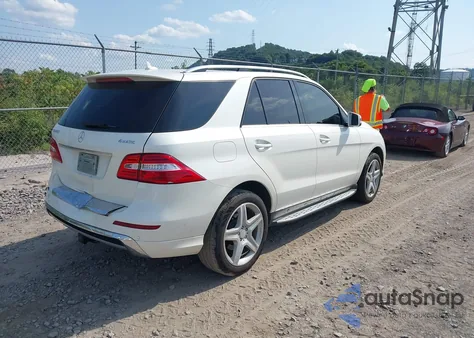 2015 Mercedes-Benz Ml 400 4Matic из США, поврежденный, VIN 4JGDA5GB6FA557738